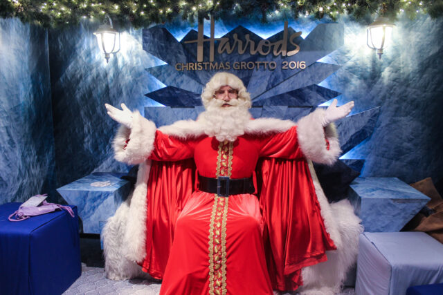 Father Christmas in the grotto